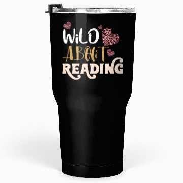 Discover Wild About Reading Leopard Print Book Lover Tumblers 30 Oz