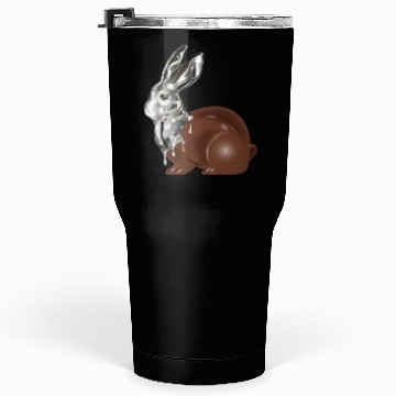 Discover Chocolate Easter bunny in a high-gloss chrome look Tumblers 30 Oz