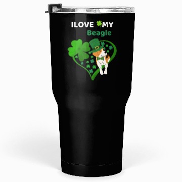 Discover Irish Shamrock St Patrick's Day Beagle Cool Tumblers 30 Oz