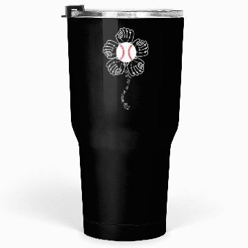 Discover Baseball Flower Tumblers 30 Oz