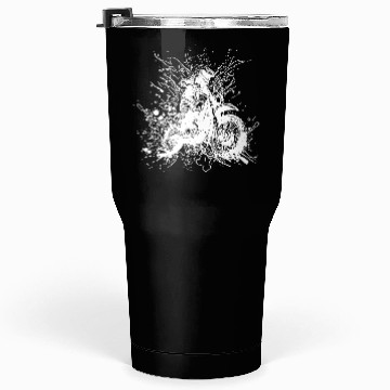 Discover Motorcycle Offroad Racing Slippery Floor Splash Tumblers 30 Oz