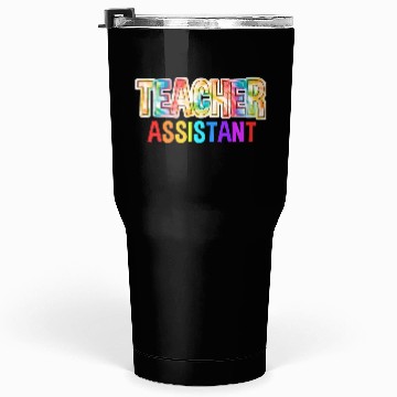 Discover Teacher Assistant Tie Dye Back To School Tumblers 30 Oz