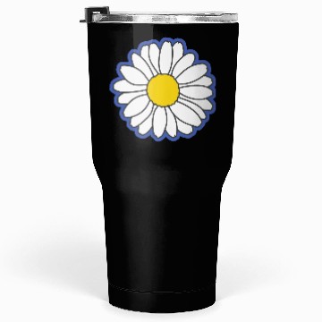Discover blue daisy flower Tumblers 30 Oz