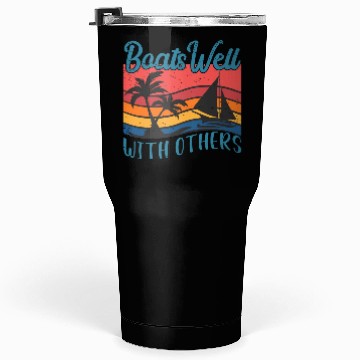 Discover Boating Boat Captains Boating Sailing Cruise Ship Tumblers 30 Oz