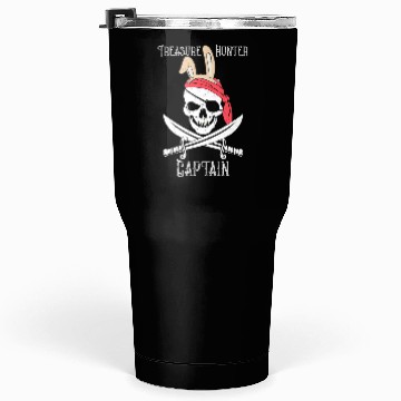Discover Jolly Roger Pirate Easter Bunny Treasure Hunter Tumblers 30 Oz