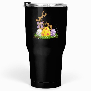 Discover Easter Bunny Leopard Easter egg Rabbit Easter Day Tumblers 30 Oz