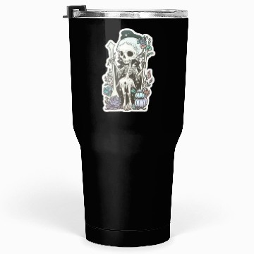 Discover cute Tarot Card Skeleton Nu Goth Tumblers 30 Oz