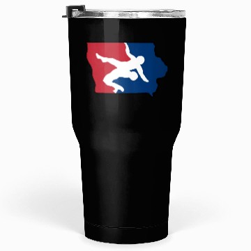 Discover Iowa Wrestling Tumblers 30 Oz