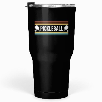 Discover Pickleball sunset colors Tumblers 30 Oz
