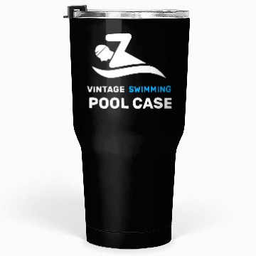 Discover Vintage Swimming Pool Case For Dark Tumblers 30 Oz