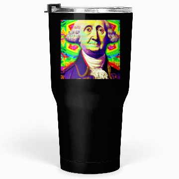 Discover Trippy George Washington Tumblers 30 Oz