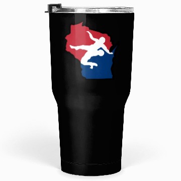 Discover Wisconsin Wrestling Tumblers 30 Oz