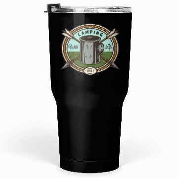 Discover CAMPING WILD LIFE 1991 Tumblers 30 Oz