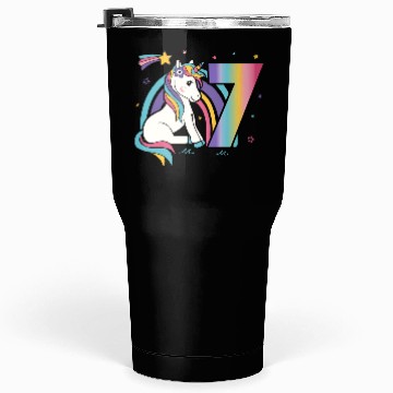 Discover 7th birthday Girls Unicorn Tumblers 30 Oz