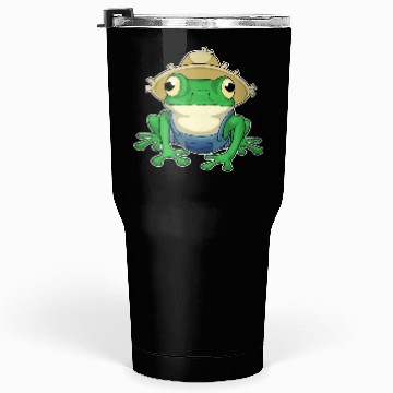Discover Frog Farmer Hat Tumblers 30 Oz