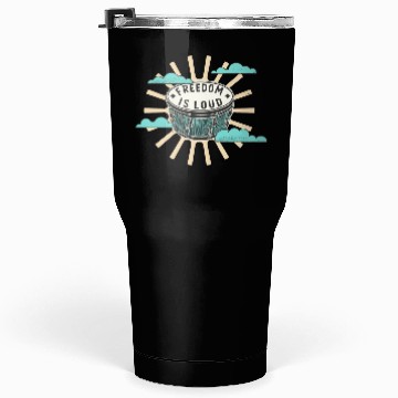 Discover Bongo Drum Freedom Is Loud Music Lover Tumblers 30 Oz