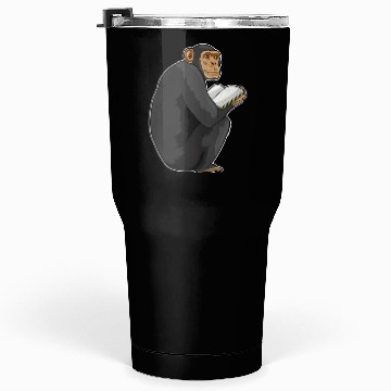 Discover Monkey As Nerd With Book Tumblers 30 Oz