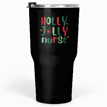 Discover HOLLY JOLLY NURSE 3 Tumblers 30 Oz