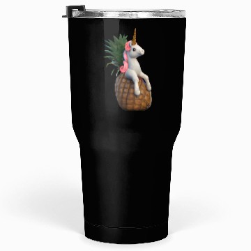 Discover Pineapple unicorn - tropical unicorn Tumblers 30 Oz