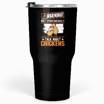 Discover Warning Chickens Farmer Chicken Tumblers 30 Oz