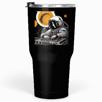 Discover Intricate detailed artwork of astronauts using Tumblers 30 Oz