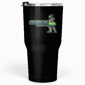 Discover Swimming Superstar | Boy With Swim Ring Tumblers 30 Oz