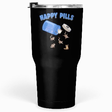 Discover Happy Pills Sugar Bears Funny Sugar Gliders Lover Tumblers 30 Oz