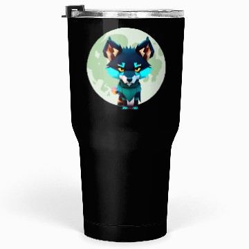 Discover Cute Wolf Moon Graphic Tumblers 30 Oz
