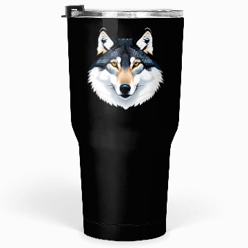 Discover Wolf howling at the moon graphic Tumblers 30 Oz
