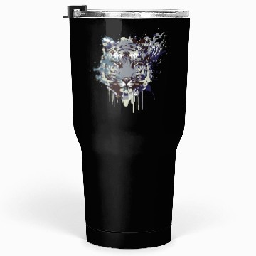 Discover Tiger head artwork design Tumblers 30 Oz