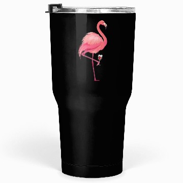 Discover Flamingo Wine Tumblers 30 Oz