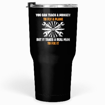 Discover Aircraft Mechanic Tumblers 30 Oz
