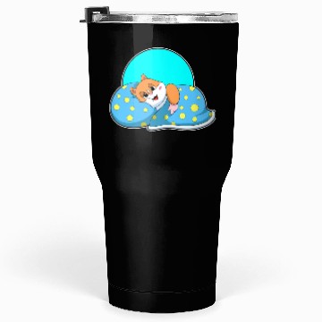 Discover Hamster At Sleeping With Blanket Tumblers 30 Oz