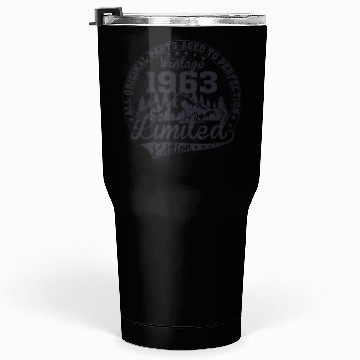Discover Vintage 1963 Anniversary Retro Vintage Gift Tumblers 30 Oz