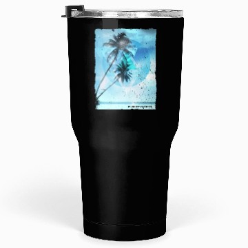 Discover Artistic Puerto Rico Palm Tree Vacation Tumblers 30 Oz