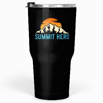 Discover Summit Hero Climbers Mountaineering Mountain Guide Tumblers 30 Oz