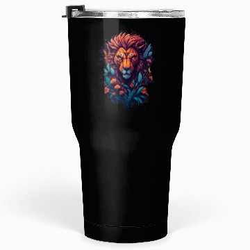 Discover Abstract lion Tumblers 30 Oz