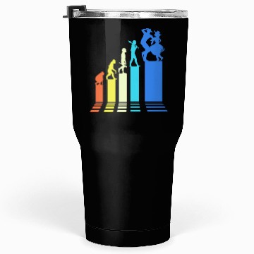 Discover Square Dancer Evolution Retro Style Square Dancing Tumblers 30 Oz