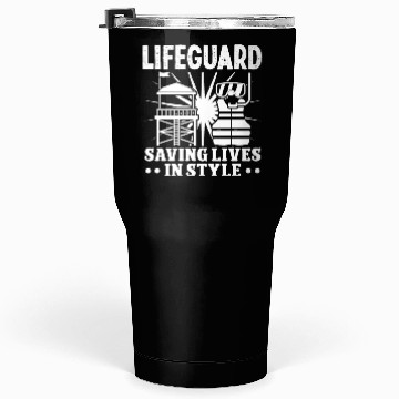 Discover Lifeguard saving lives in style pool guard Tumblers 30 Oz