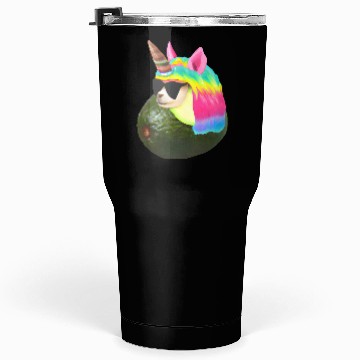 Discover Happy unicorn avocado Tumblers 30 Oz