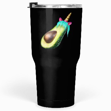 Discover Happy unicorn avocado Tumblers 30 Oz