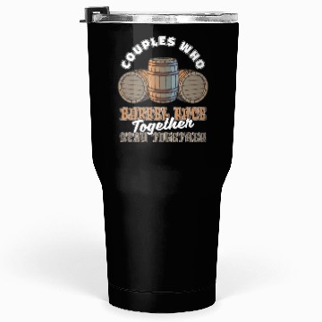 Discover Horse Barrel Racing Couple Tumblers 30 Oz