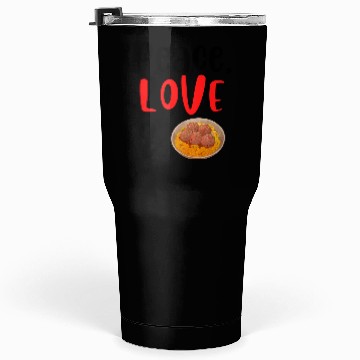 Discover Peace Love and Meatballs Tumblers 30 Oz