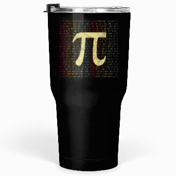 Discover Retro Vintage Pi Number Math Tumblers 30 Oz
