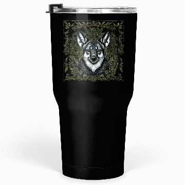 Discover Leaf Whirlwind Corgi Tumblers 30 Oz