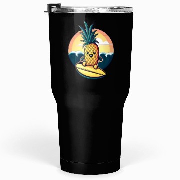 Discover Kawaii pineapple on at sunset Tumblers 30 Oz
