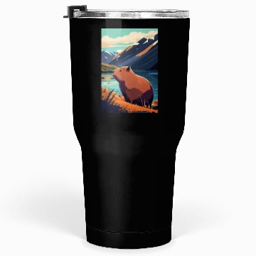 Discover Capybara Nature Capibara Tumblers 30 Oz