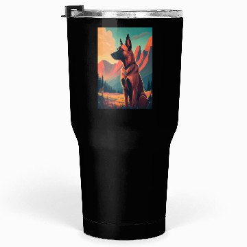 Discover Belgian Malinois Nature Tumblers 30 Oz