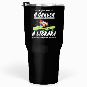 Discover Cute Library Librarian Gardening Tumblers 30 Oz Book