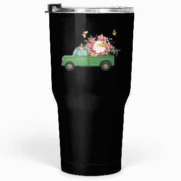 Discover Truck Flower Sublimation Tumblers 30 Oz